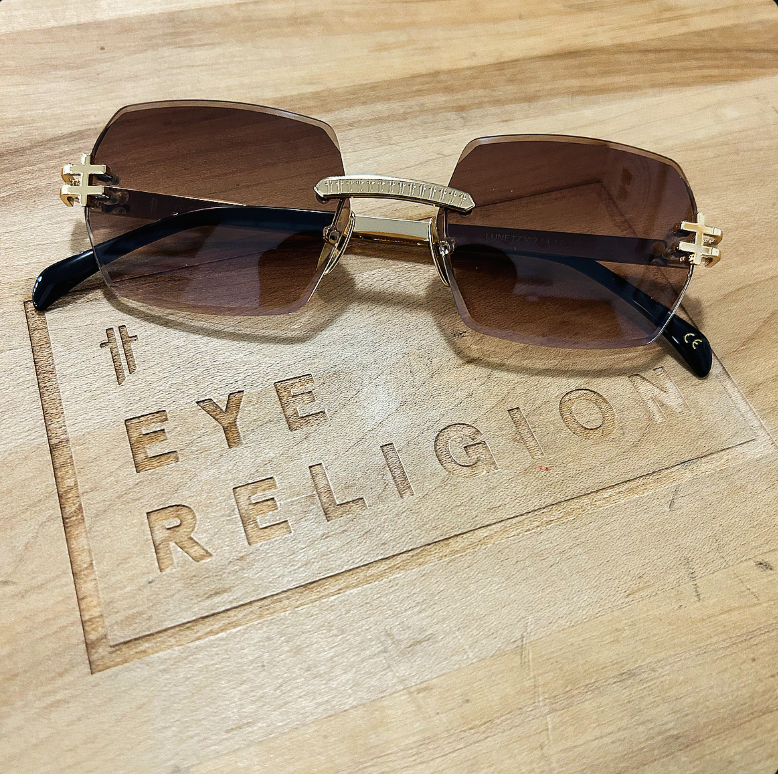 Eye Religion Lunetz 302 Frames-YG Lens-Brown