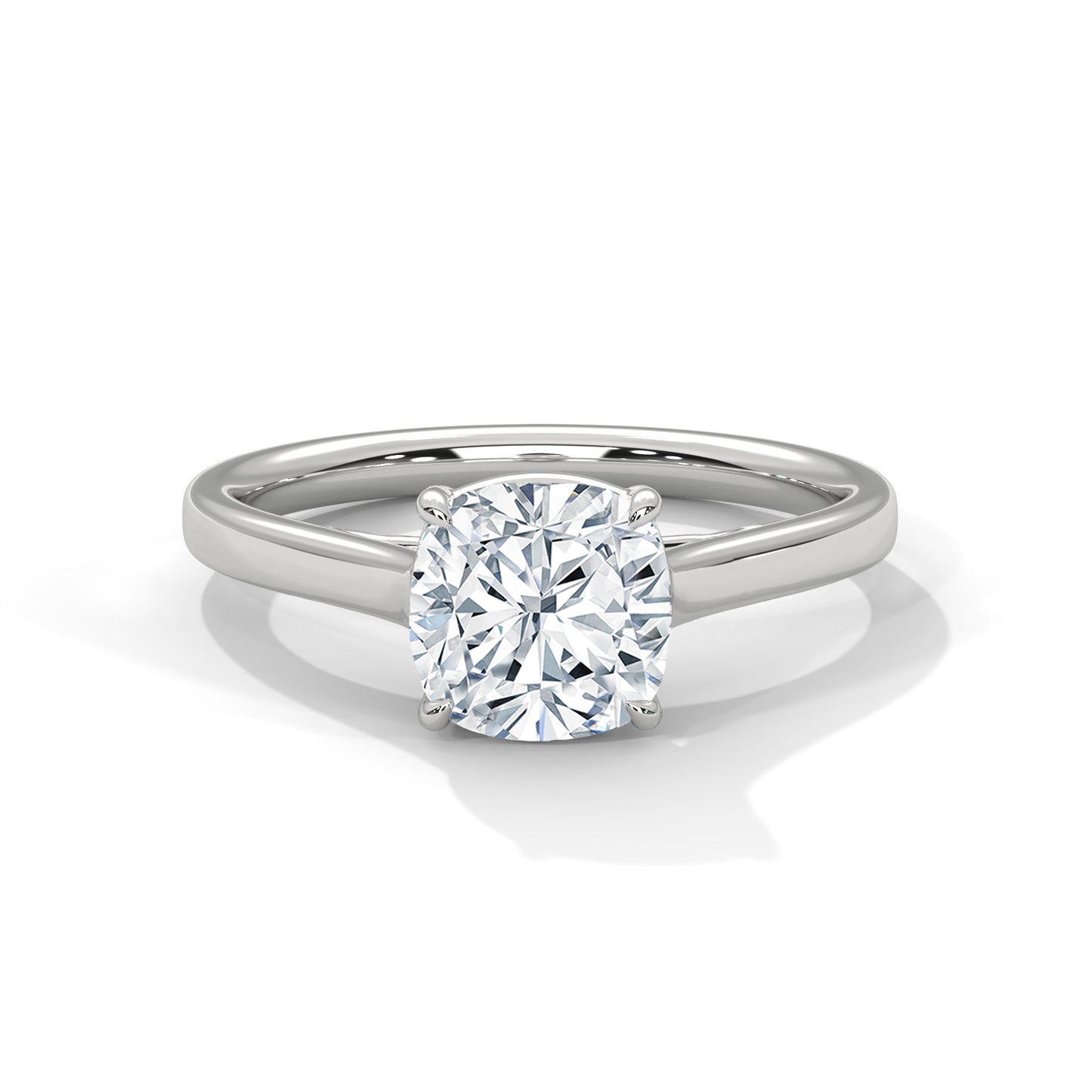 Classic Cushion Solitaire Engagement Ring DM-030