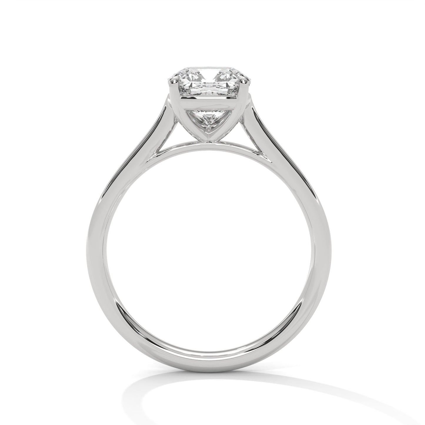 Classic Cushion Solitaire Engagement Ring DM-030