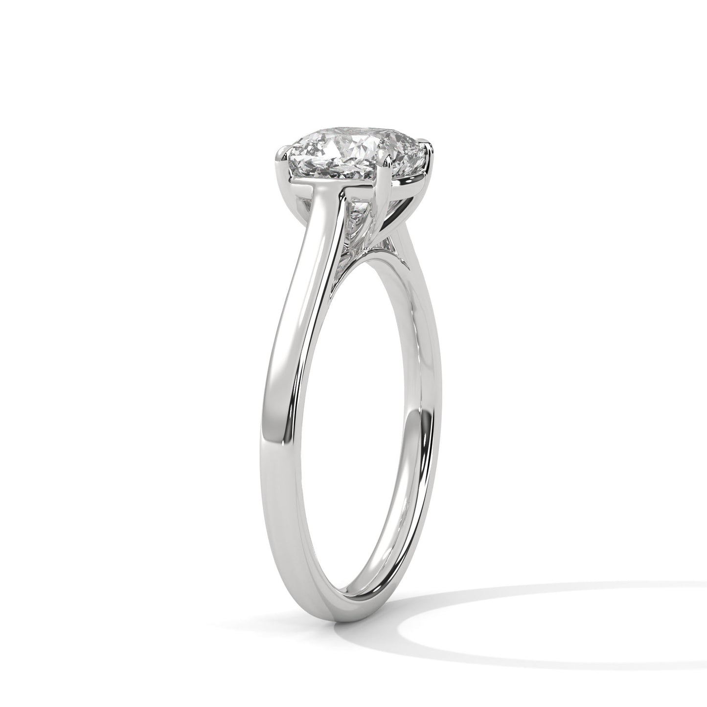 Classic Cushion Solitaire Engagement Ring DM-030