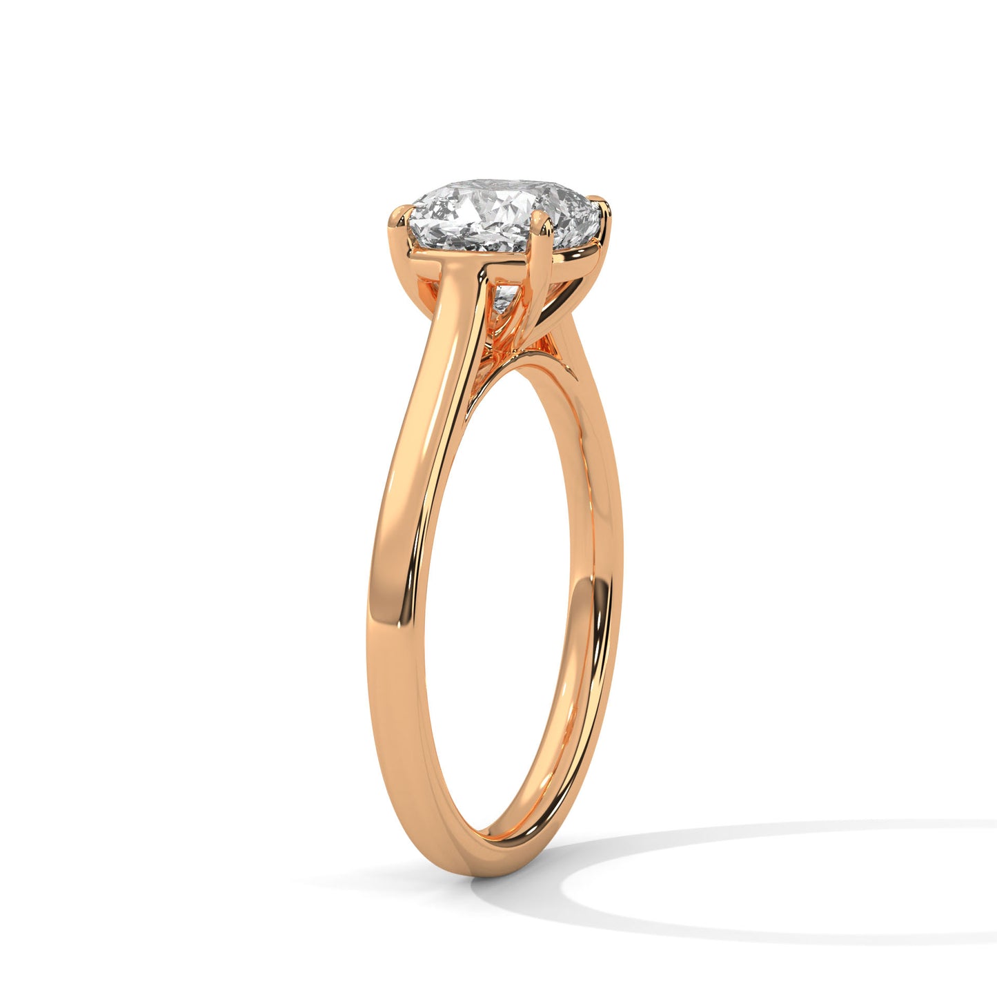 Classic Cushion Solitaire Engagement Ring DM-030