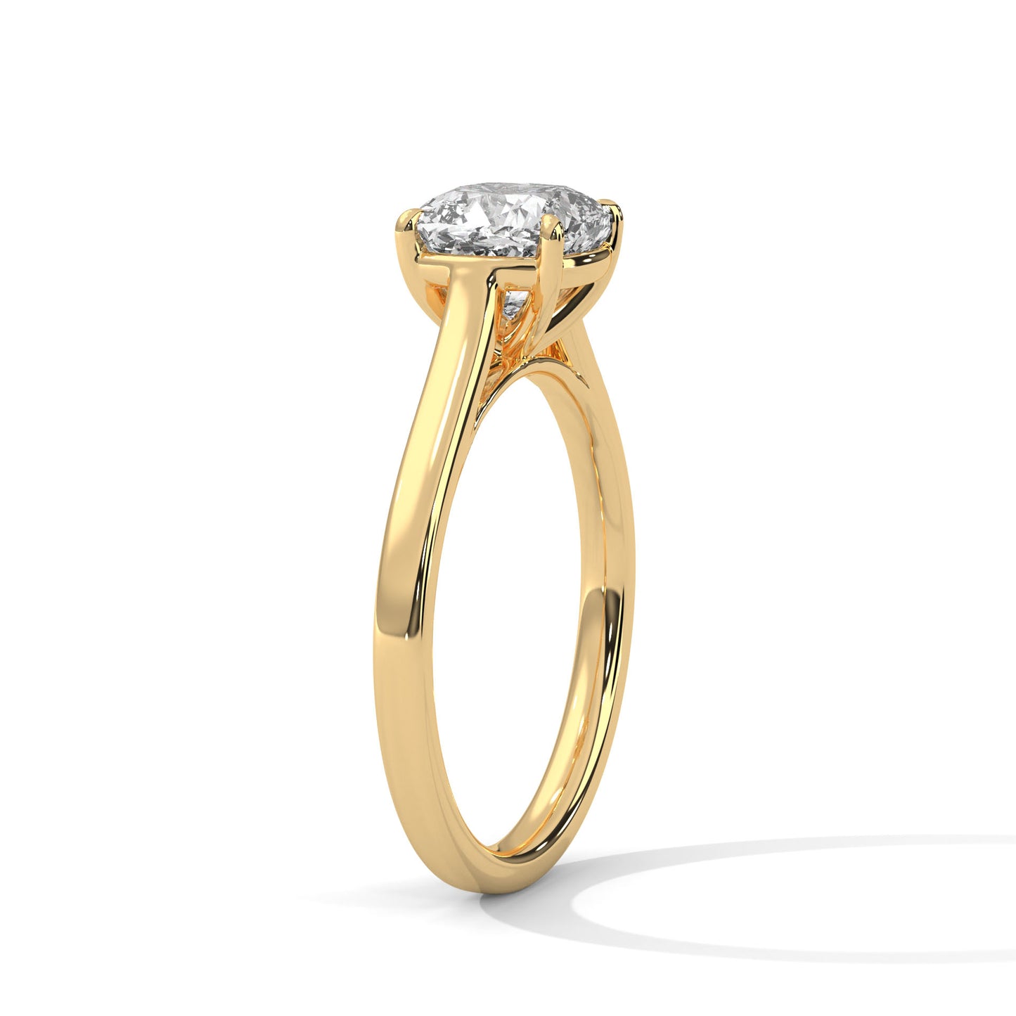 Classic Cushion Solitaire Engagement Ring DM-030