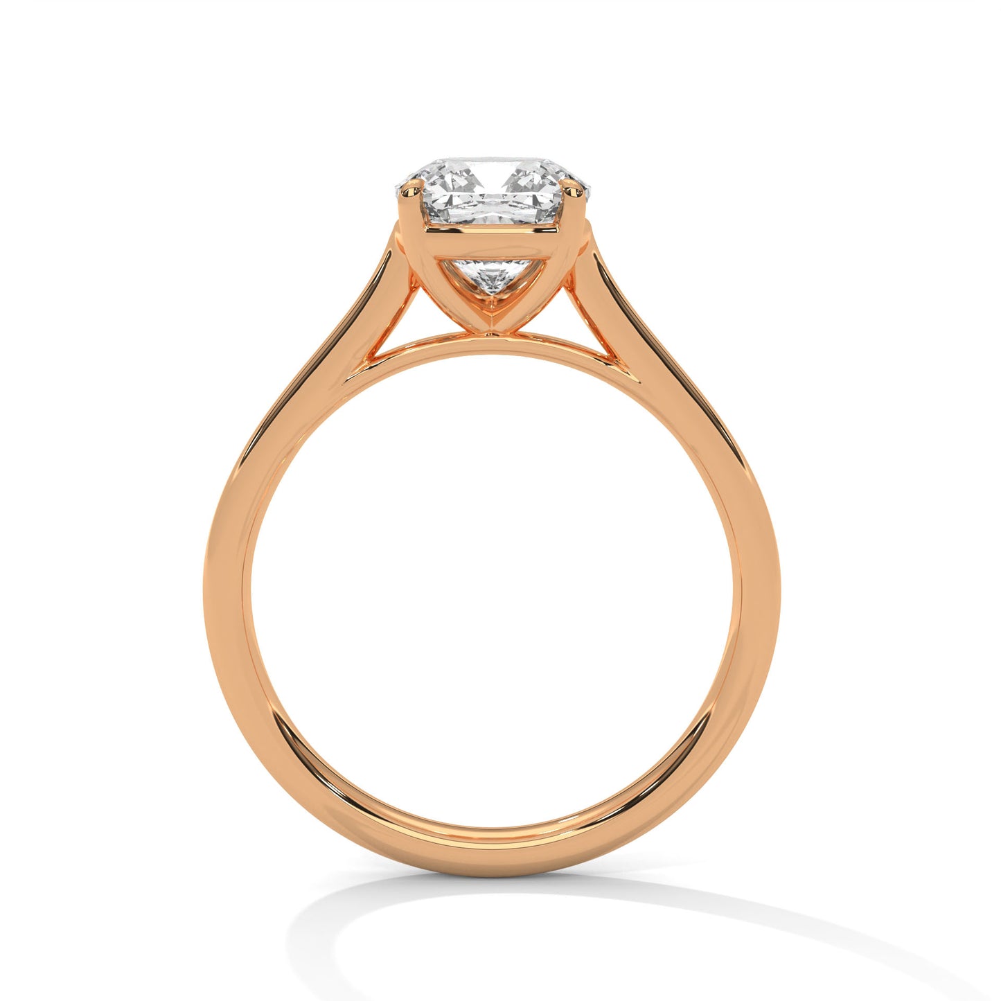 Classic Cushion Solitaire Engagement Ring DM-030