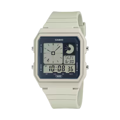White Casio watch LF-20W-8ACF