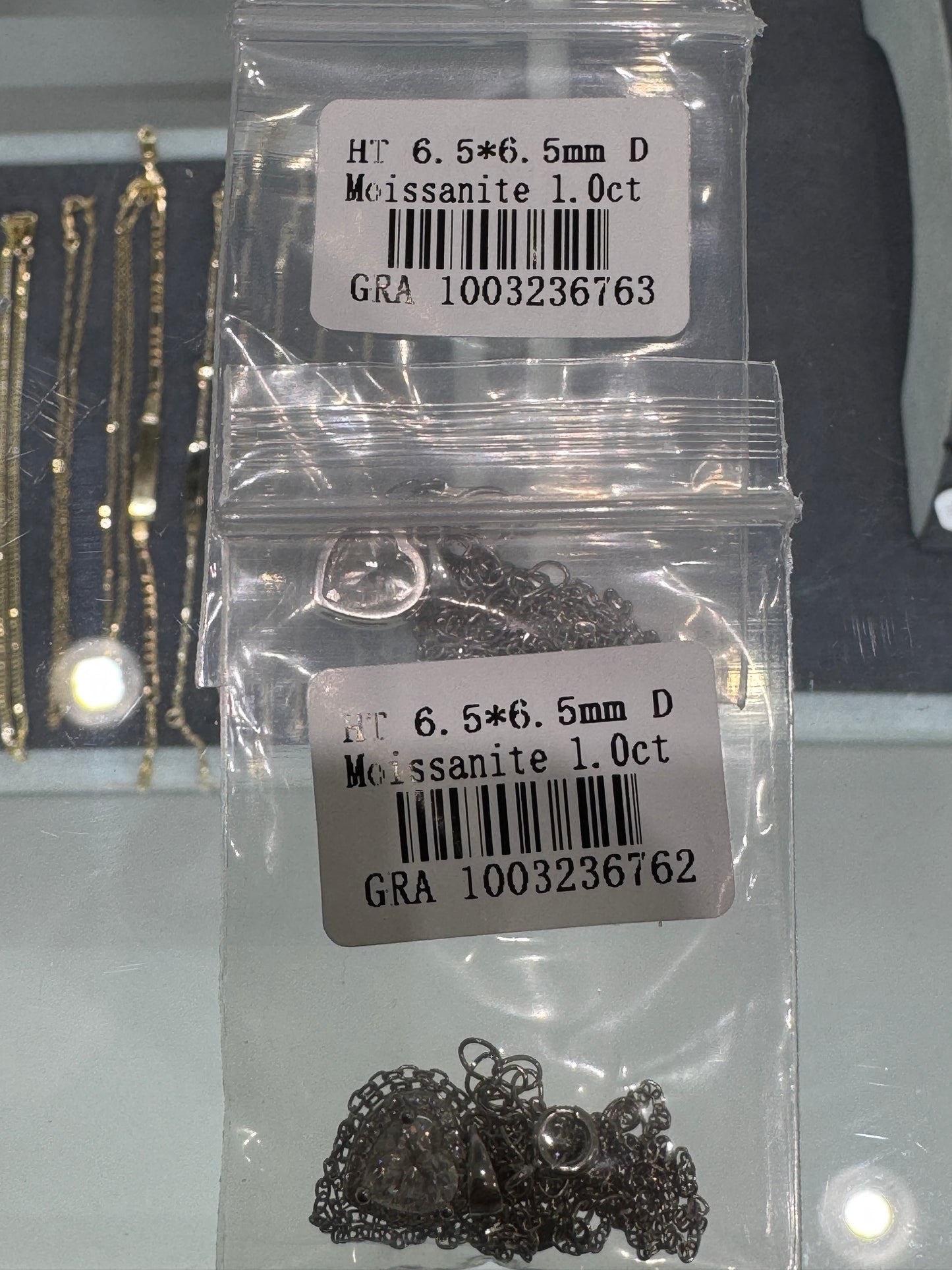 Heart-Shaped Moissanite Halo Pendant Necklace - 1.0ct D Color Sterling Silver 925