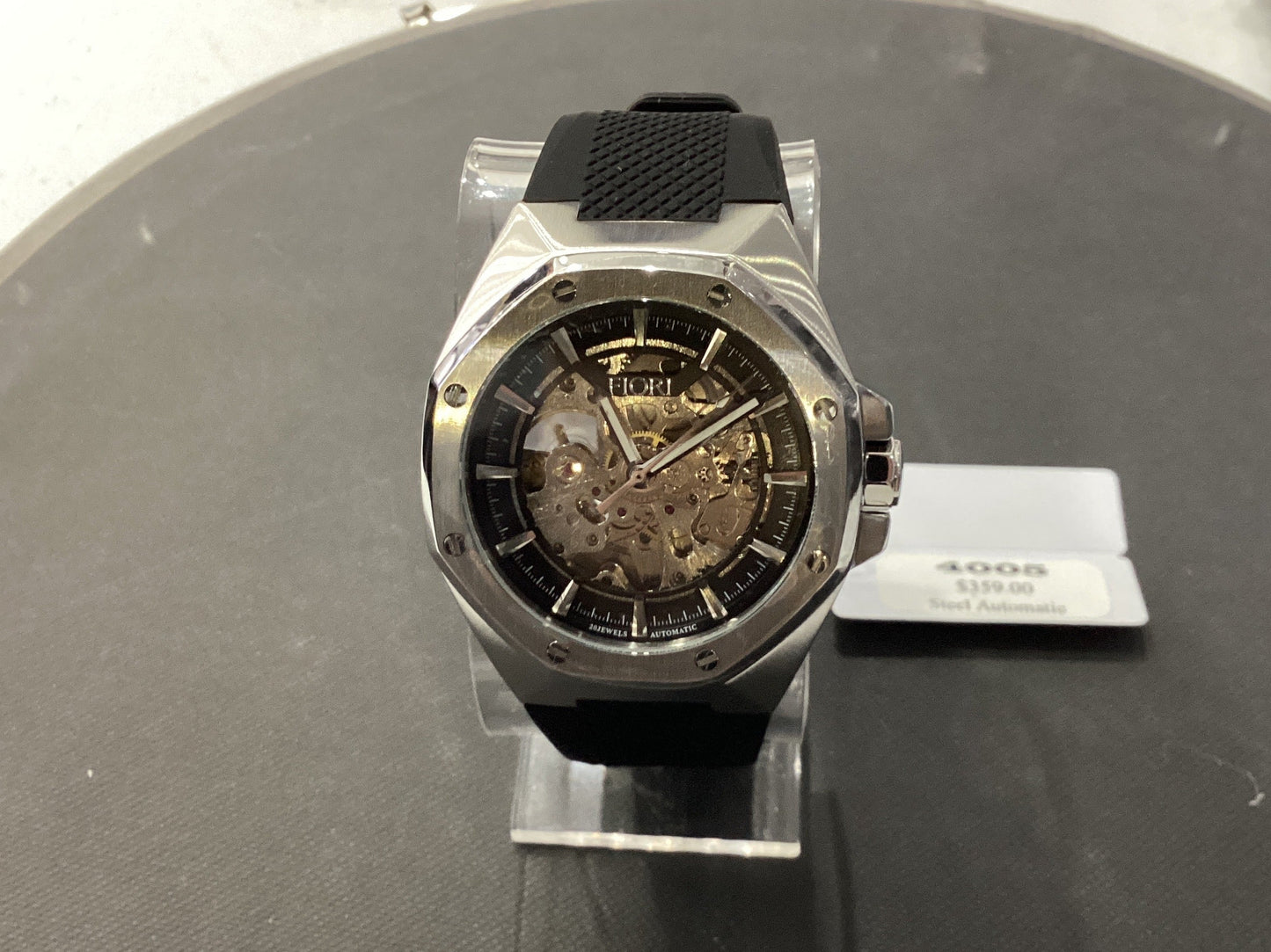 Black and silver Fiori watch 4005