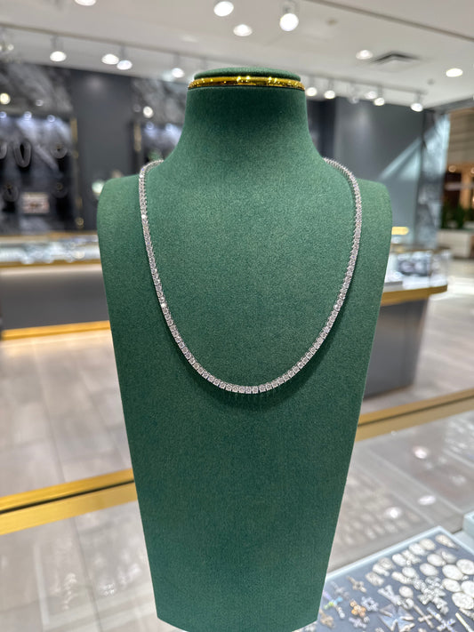 3mm silver tennis chain 20 inch length Chain