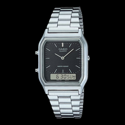 Stainless steel casio AQ-230A-1DMQYCF