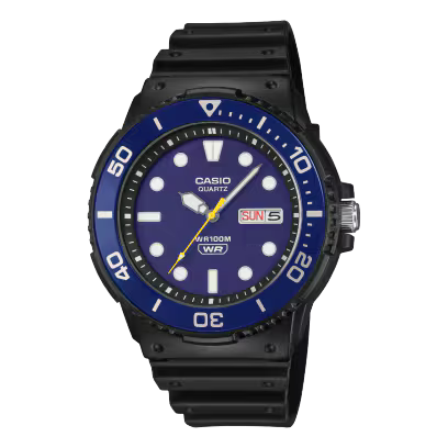 Blue and Black Casio watch MRW-230H-2EVCF