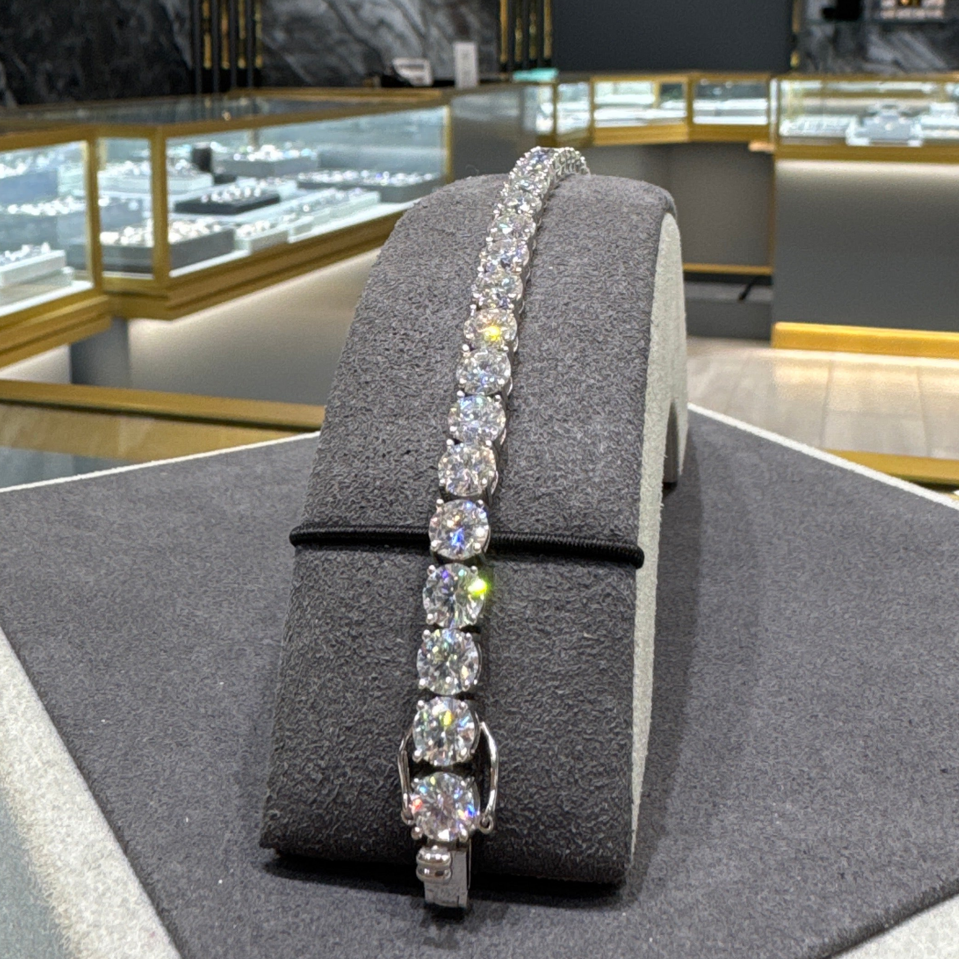 6mm Moissanite tennis silver tennis bracelet Bracelet