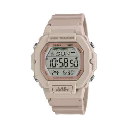 Pink Casio watch LWS-2200H-4AVCF
