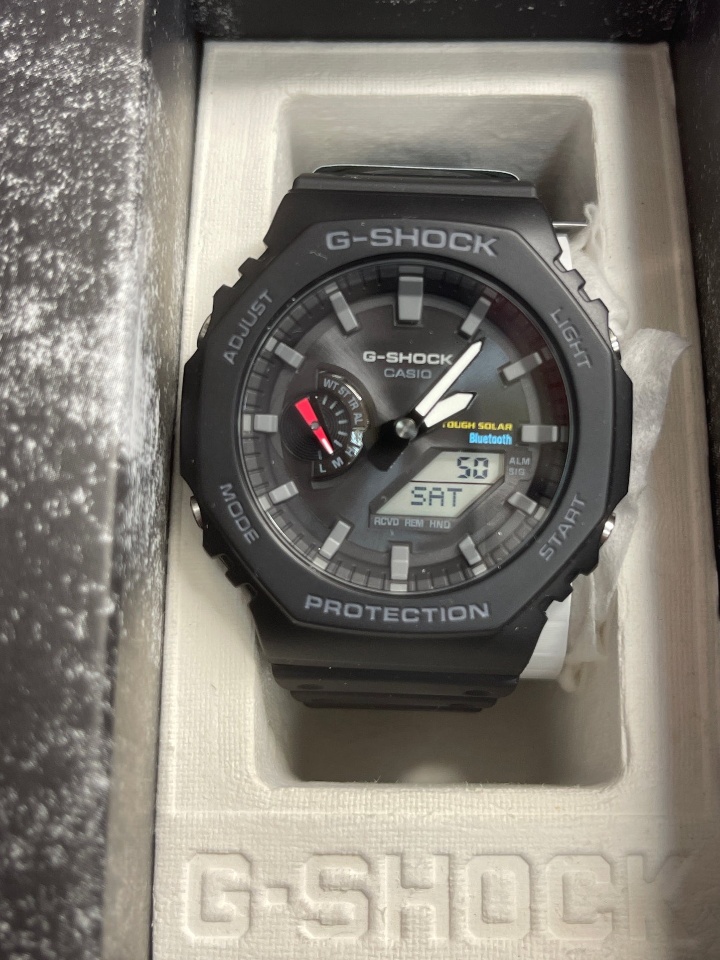 Reloj Casio G-Shock GA-B2100-1ACR Tough Solar Bluetooth - Negro