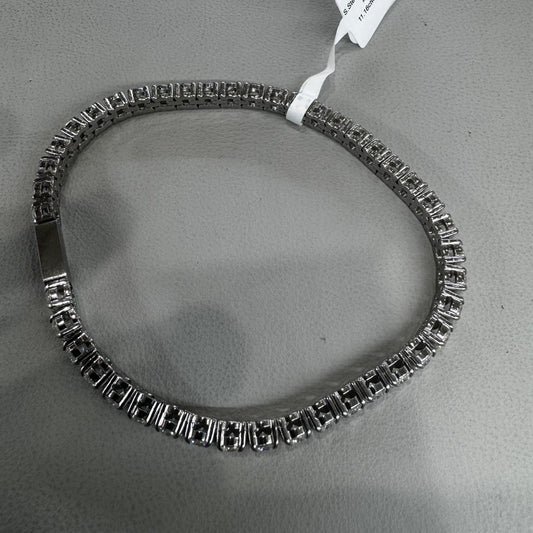 Stainless Steel Moissanite Tennis Bracelet 4mm 8inch