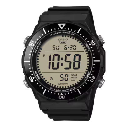 Black Casio watch AE-1700H-1AVCF