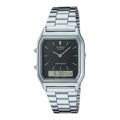 Silver and Black Casio watch AQ-230A-1DMQYCF