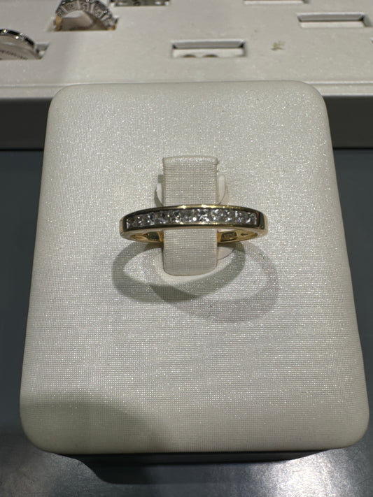 Bague en Or 14K con diamantes .25CT