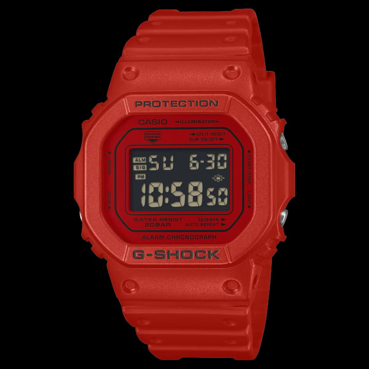 G-Shock DW-5600RRB-4CR Red Digital Watch | Iconic Square Series