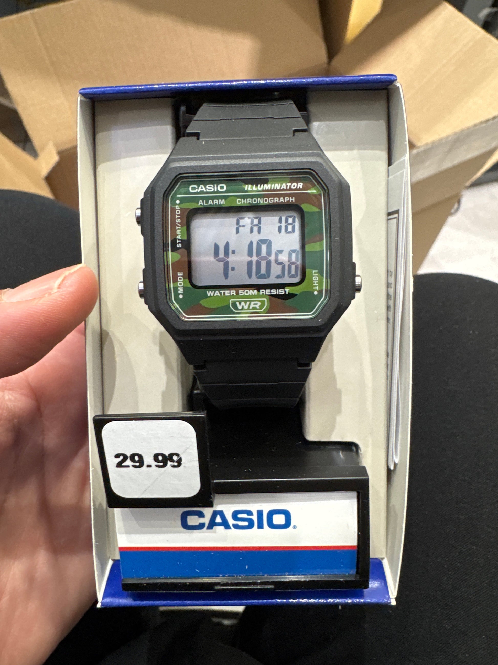 Casio W 217H 3BVCF Watch