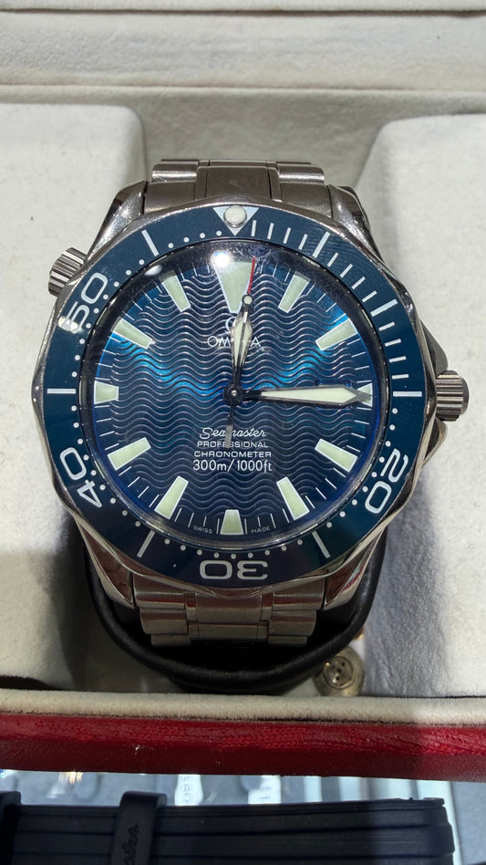 Pre-Owned Omega Seamaster Professional 300M Titanium Date Automatic Men's Watch - 2255.80 – Bijouterie Del Moral, Brossard