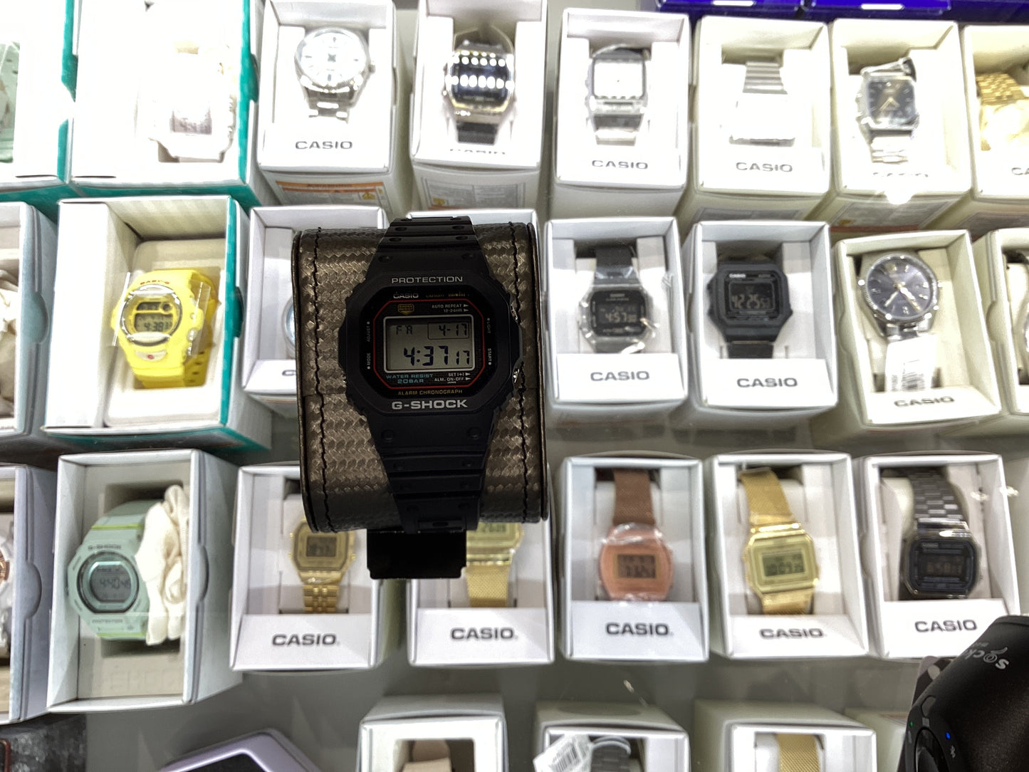 Black G-Shock watch DW-5000R