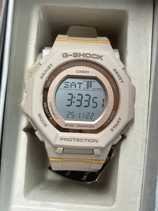 Casio G-Shock GMDB300-4 Women's Digital Watch - Cream Rose Gold