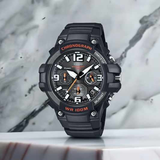 Casio MCW-100H-1AV Men's Analog-Digital Chronograph Watch