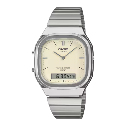 Silver Casio watch AQ-240E-7A2CF