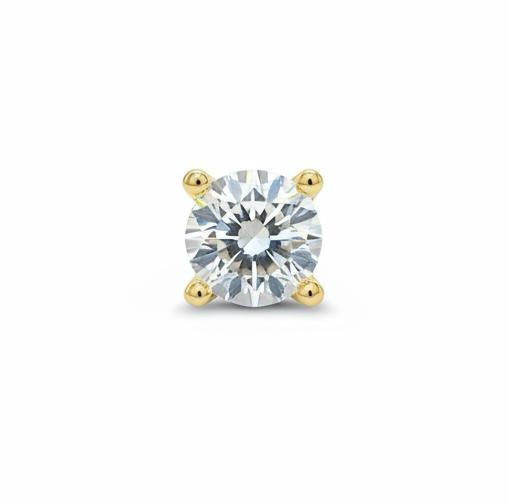 10K gold lab diamond earrings 3.13CT