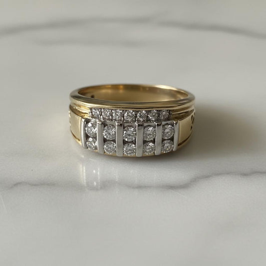 10K Gold Lab-Grown Diamond Ring 0.95CT (DML10RI023)