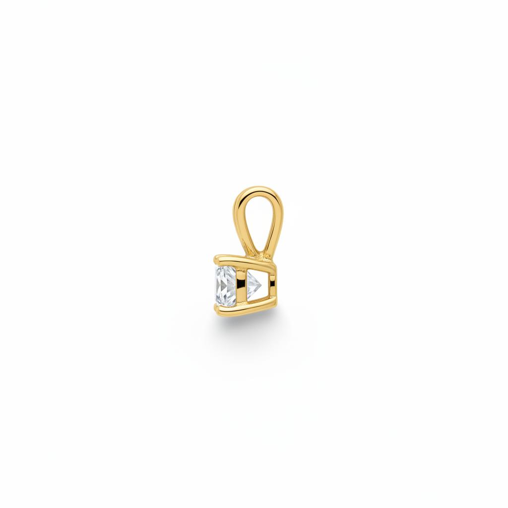 14K Gold Lab-Grown Diamond Pendant 0.57CT (DML14PD001)