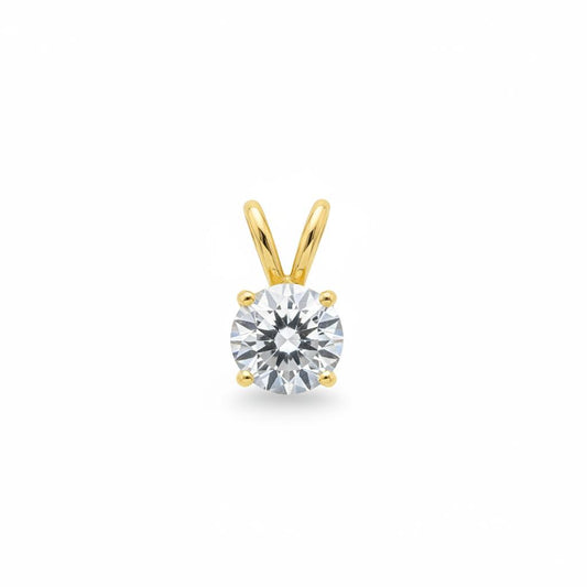 14K Gold Lab-Grown Diamond Pendant 0.57CT (DML14PD001)