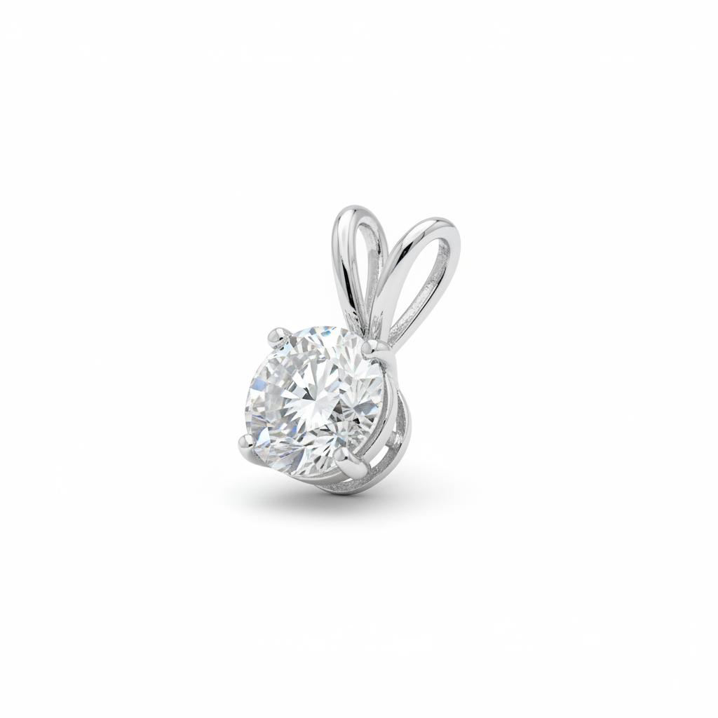 14K Gold Lab-Grown Diamond Pendant 0.48CT (DML14PD002)