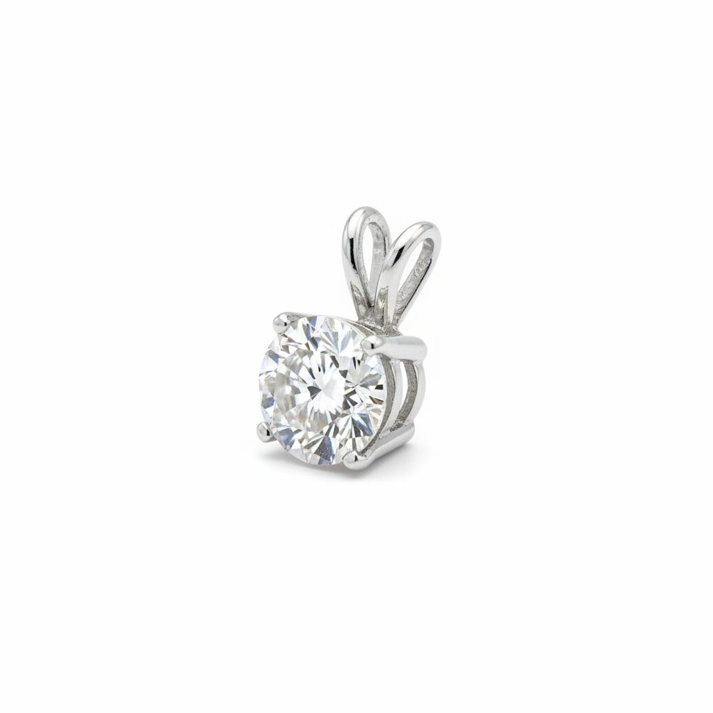 14K Gold Lab-Grown Diamond Pendant 1.06CT (DML14PD004)
