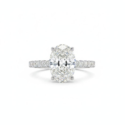 14K Gold Lab Diamond ring 2.46CT