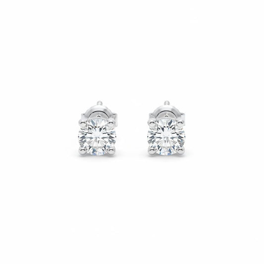 10K Gold Natural Diamond earrings 1.68CT