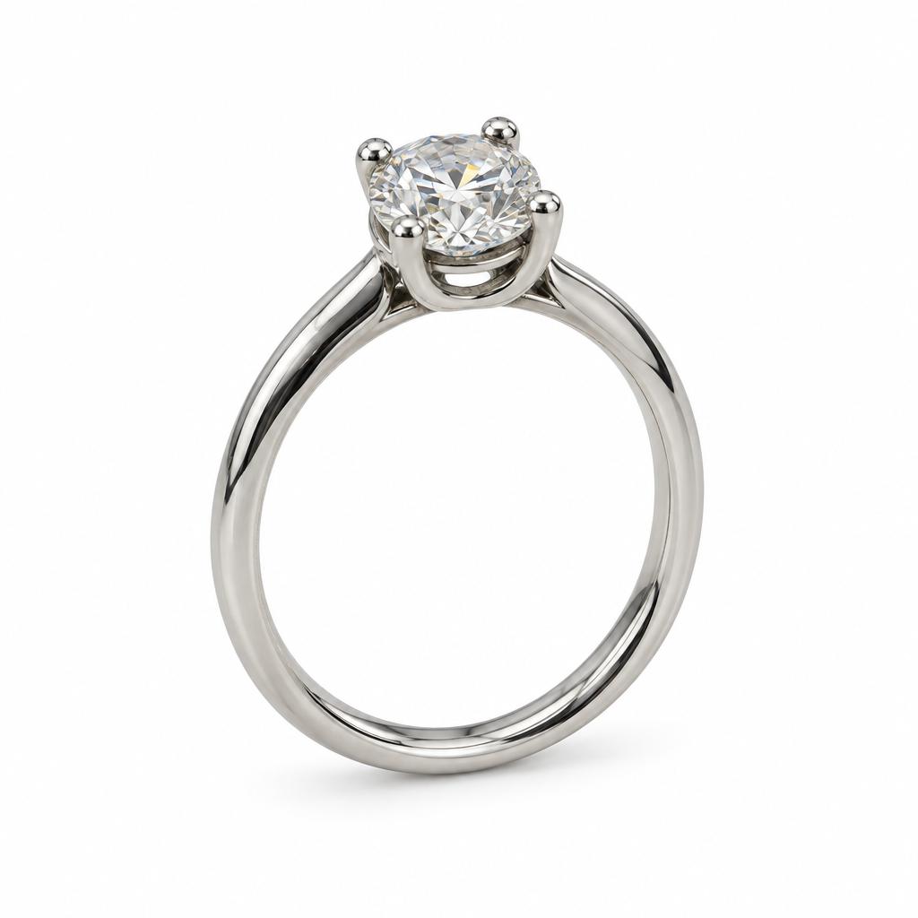 10K Gold natural diamond ring 0.46CT