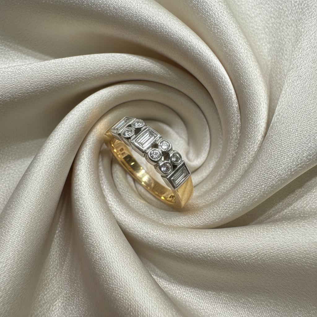 14K gold natural diamond ring 0.68CT exceptional brilliance timeless elegance authentic luxury