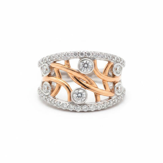 14k Gold Diamond ring 0.79CT