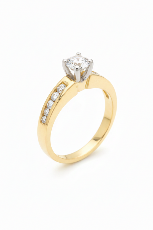 14K Gold Natural Diamond ring 0.3CT