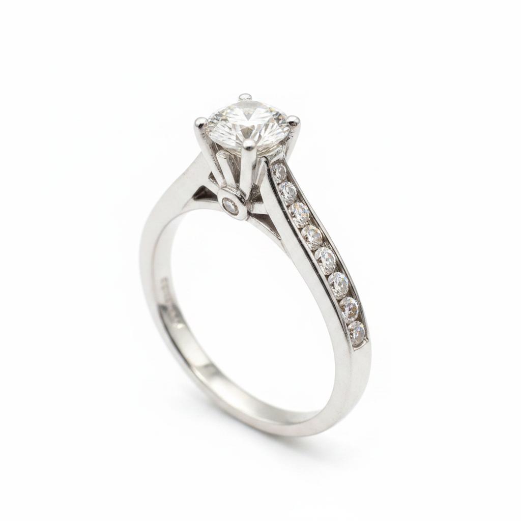 14K Gold Natural Diamond ring 0.80CT (DMN14RI035)