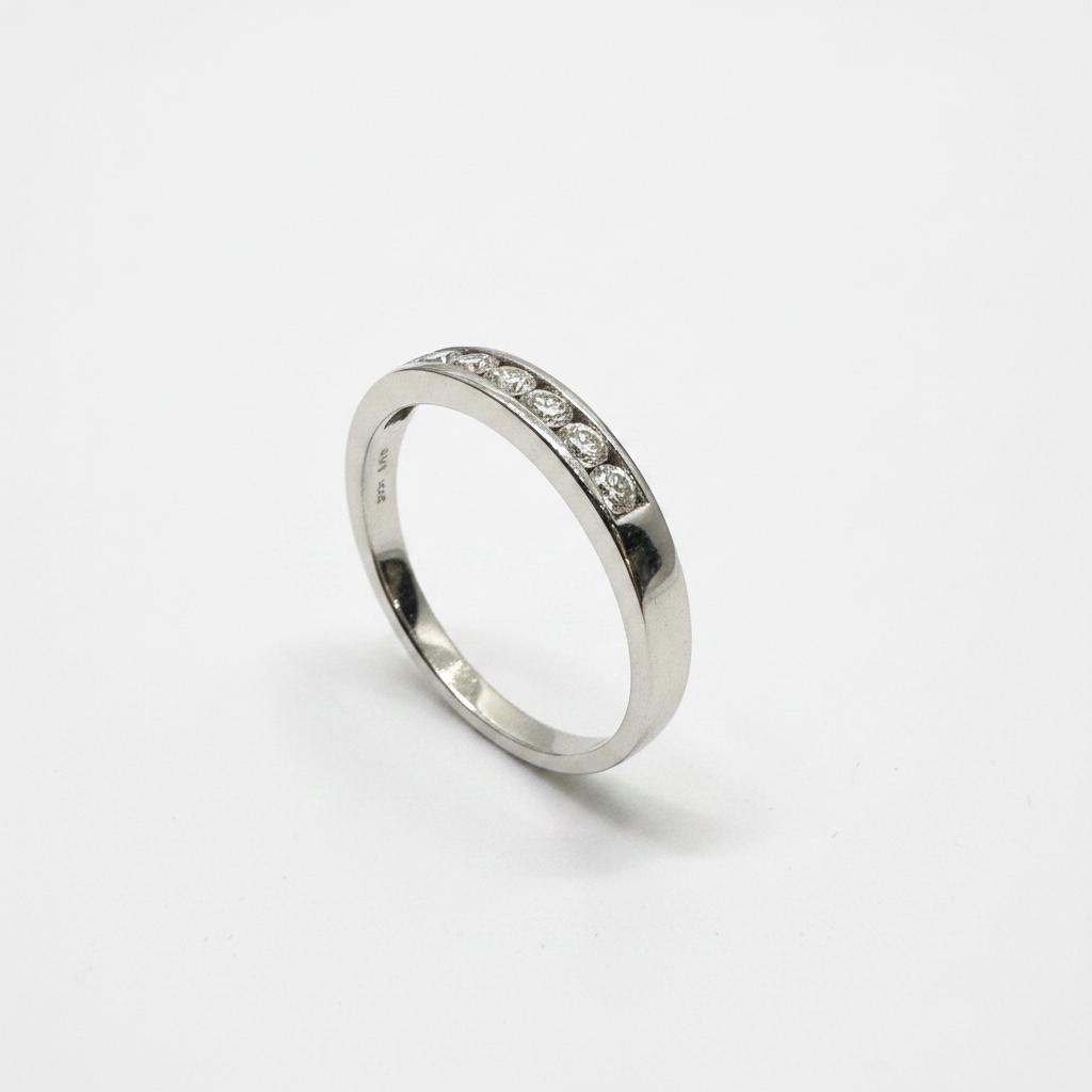 14K White Gold Natural Diamond ring 0.70CT