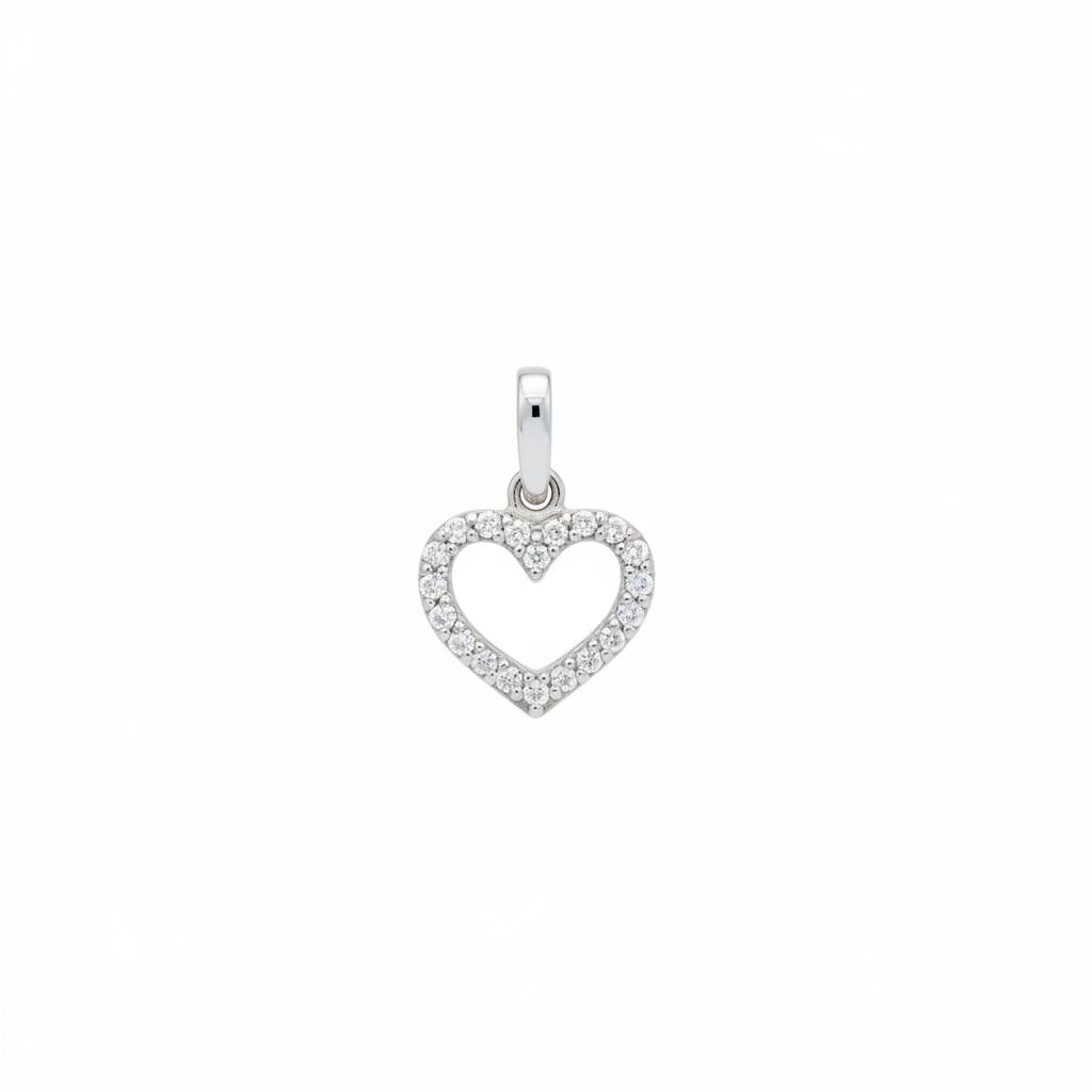 18K Gold Natural Diamond Pendant 0.1CT