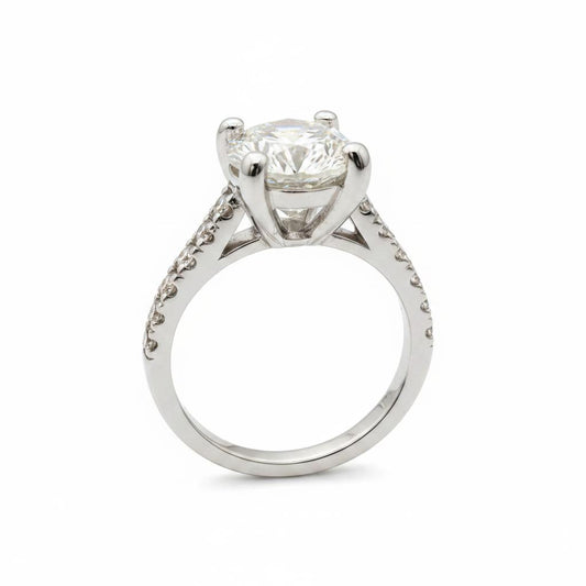 Platinum Natural Diamond ring 2.24CT