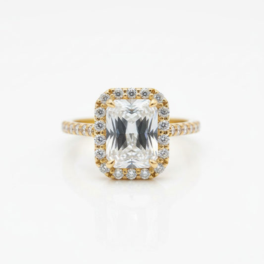 10K Gold Cubic Zirconia Ring (DMZ10RI001)