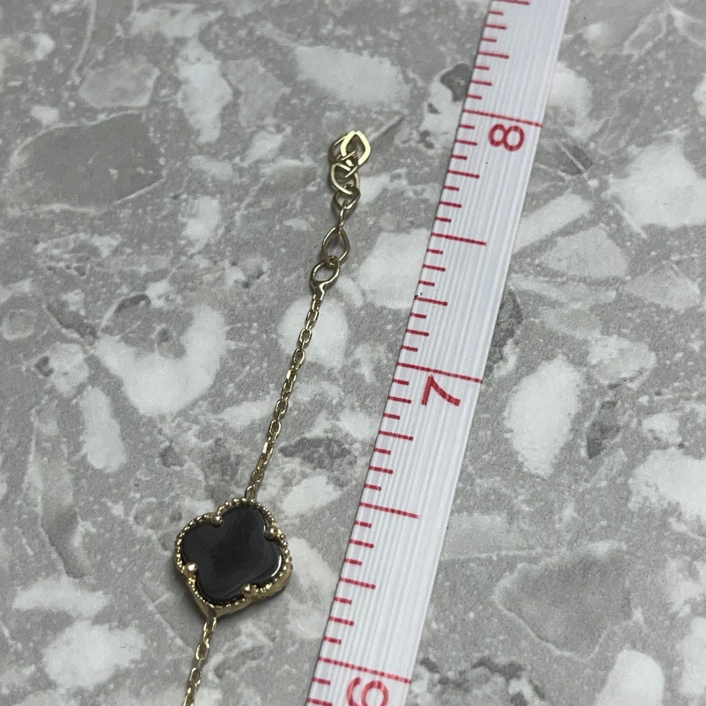 Clover Black bracelet 10k Gold 3,3g Bracelet