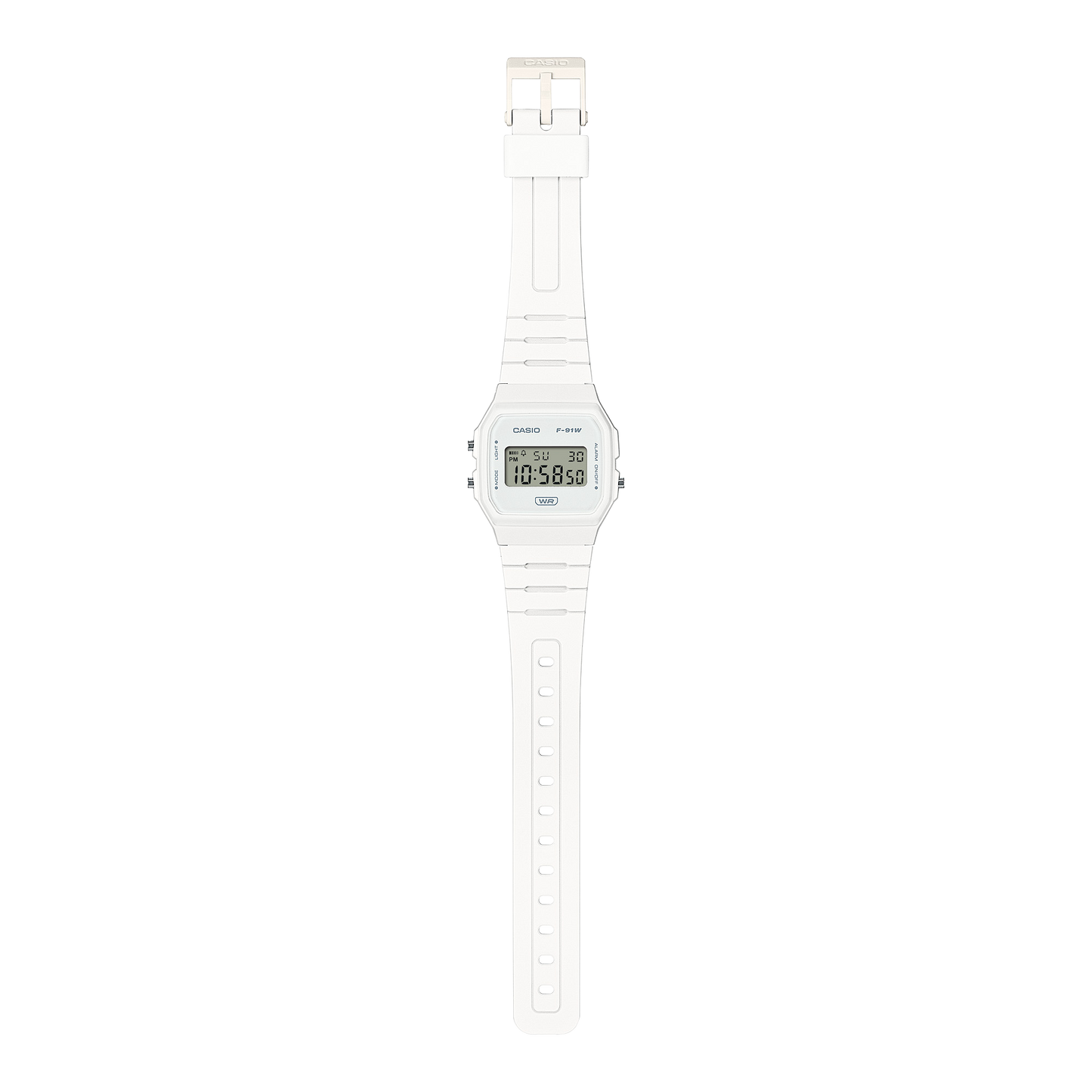 Casio F-91WB-7ACF Classic Digital Watch - White