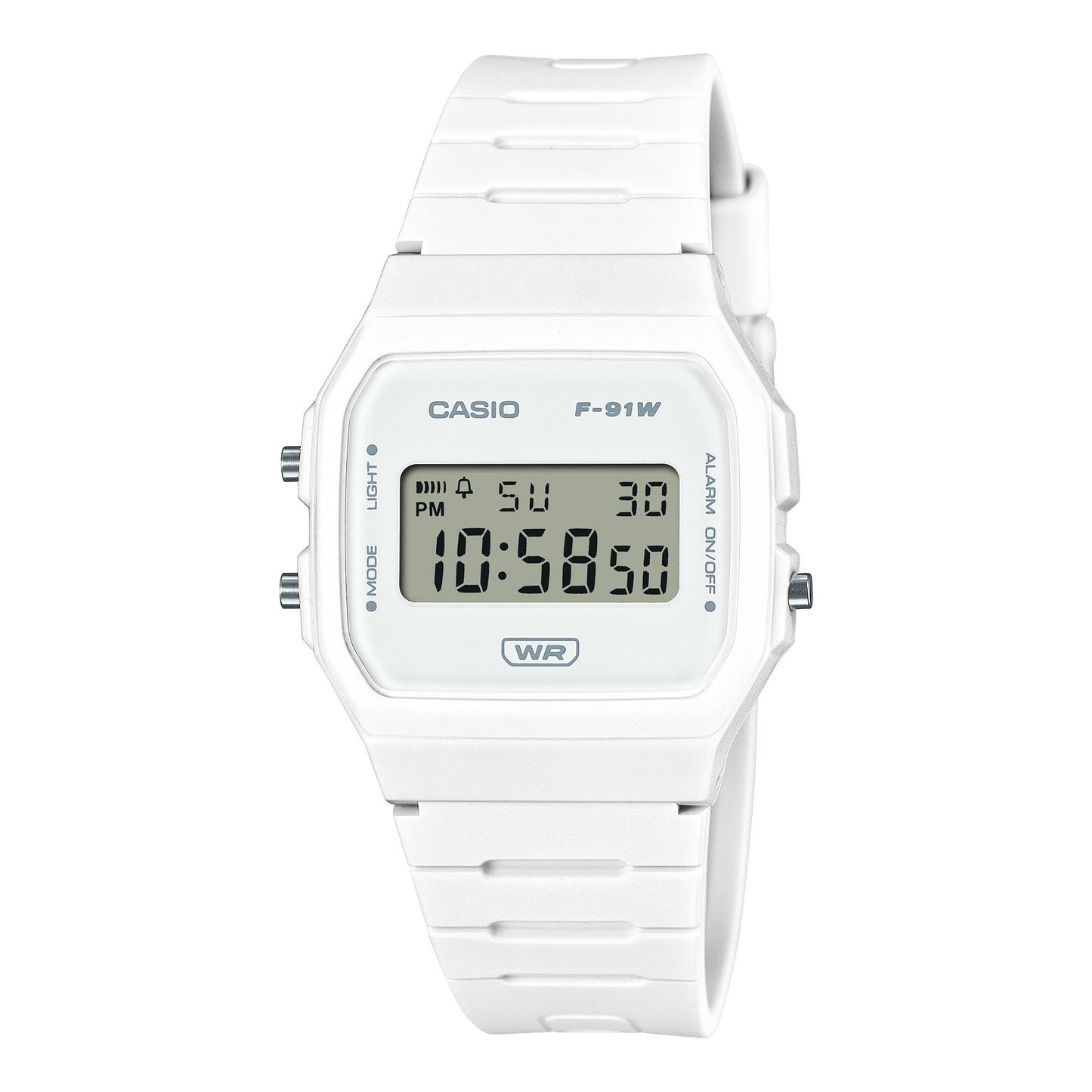Casio F-91WB-7ACF Classic Digital Watch - White