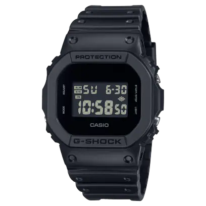 Black G-Shock watch DW-5600UBB-1CR
