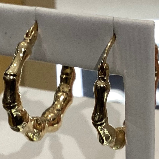 10K Y Gold Earrings 2.33g