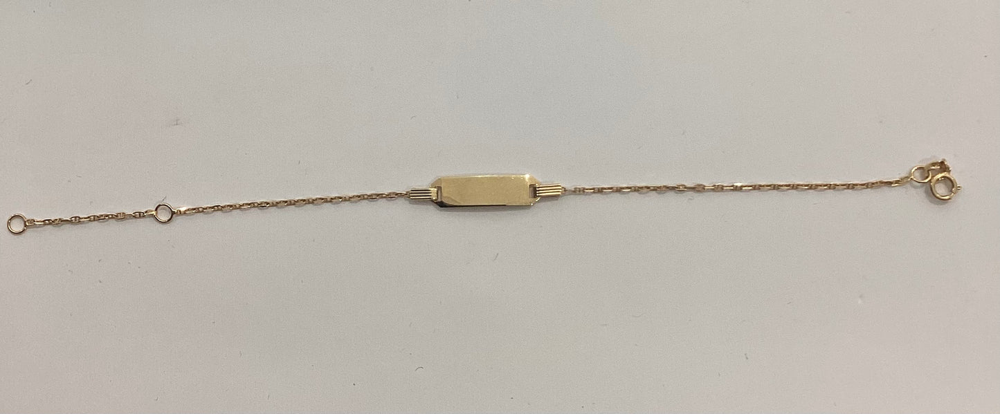 10K Y Gold Baby Bracelet 0.87g